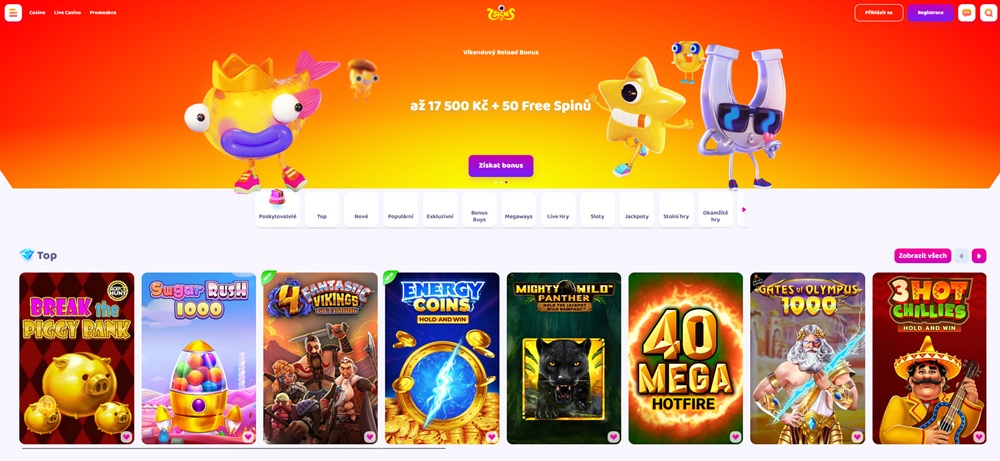 7Signs casino homepage