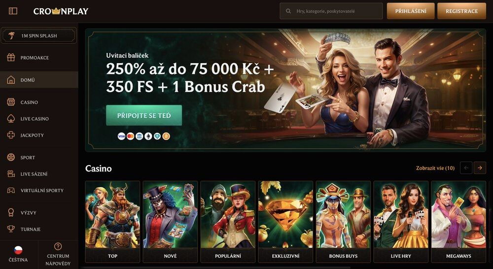 CrownPlay homepage