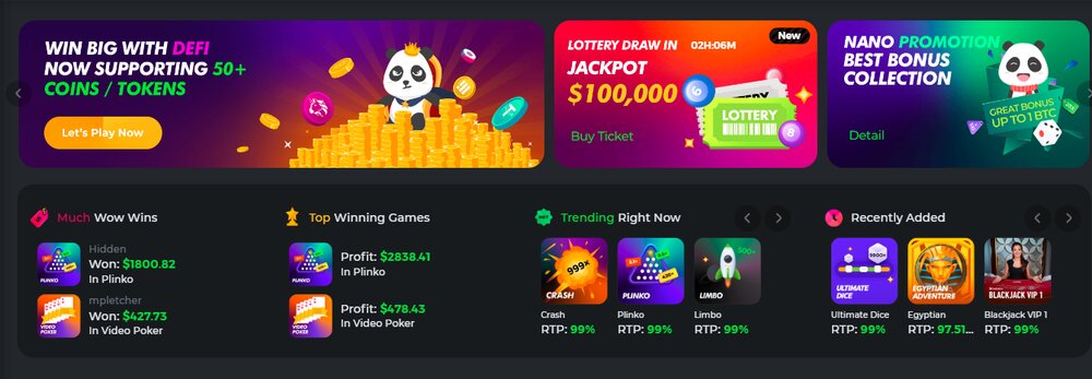 Nanogames io casino HP CZ