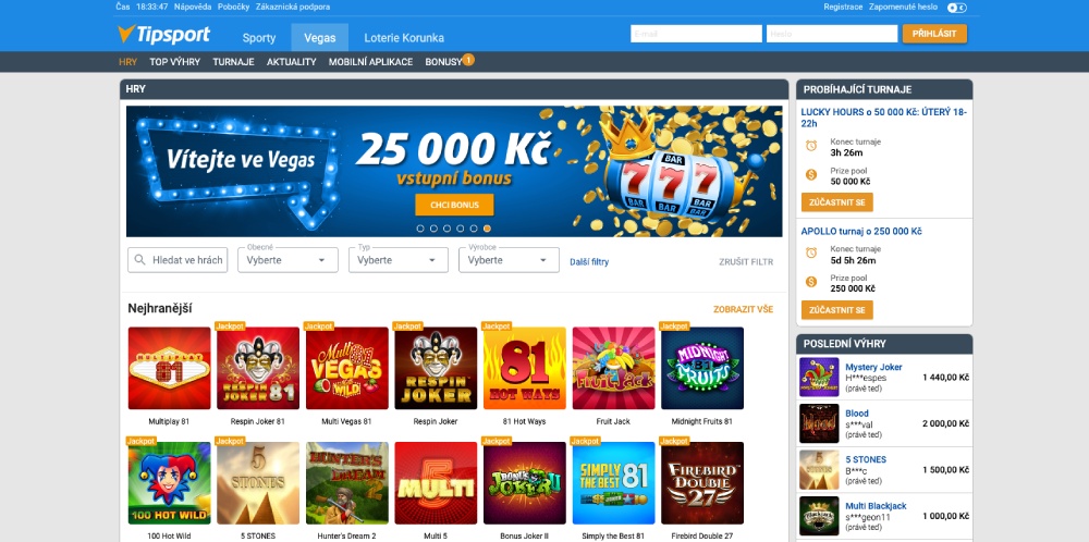 Tipsport casino